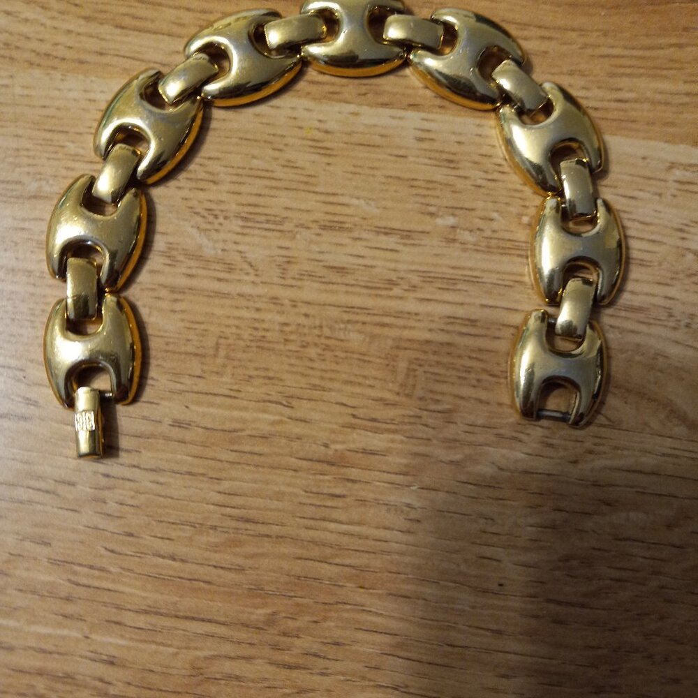 Vintage Givenchy Mariner Goldtone Bracelet